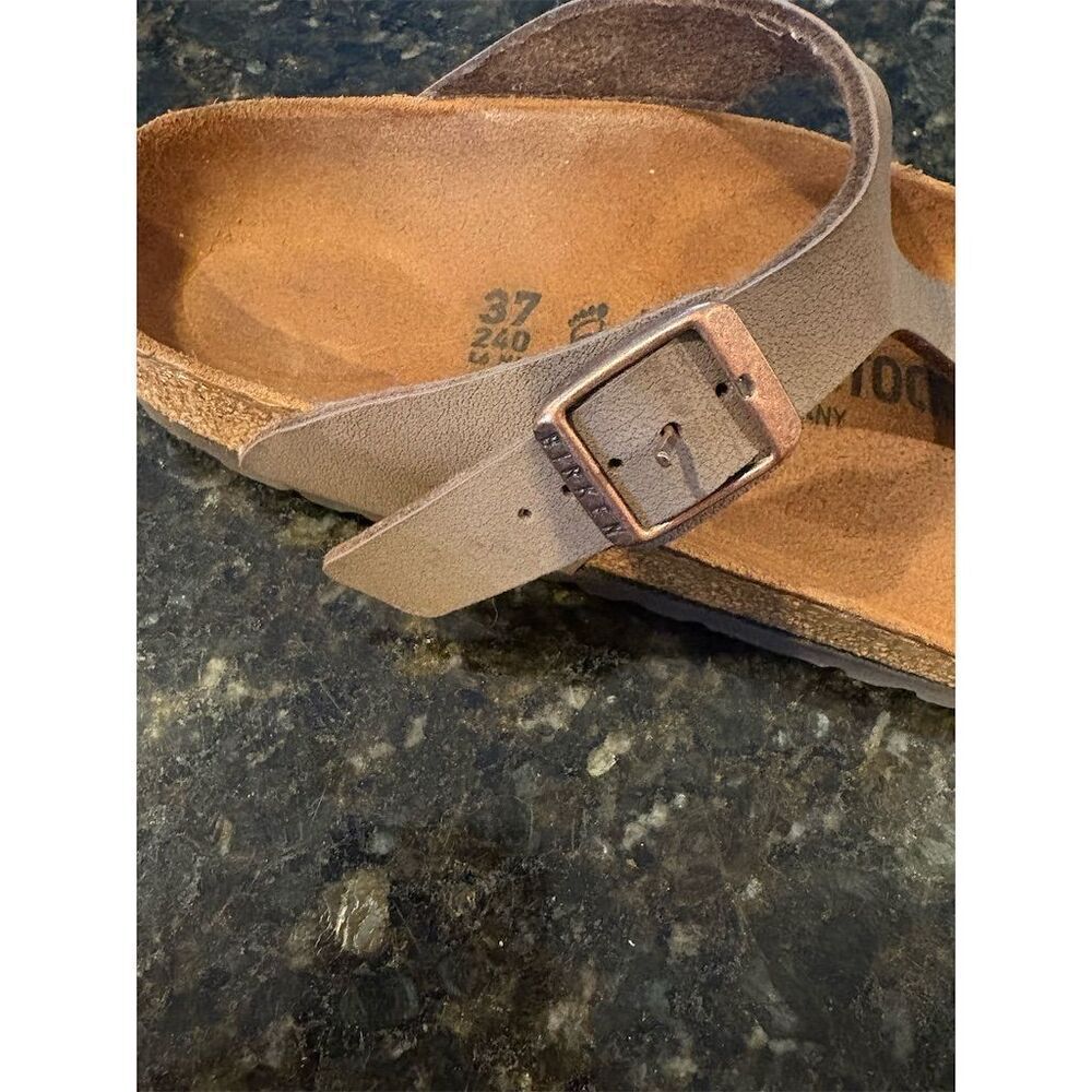Birkenstock Gizeh Women's Thong Sandals Brown Size 6 Casual Summer - Picture 6 of 11